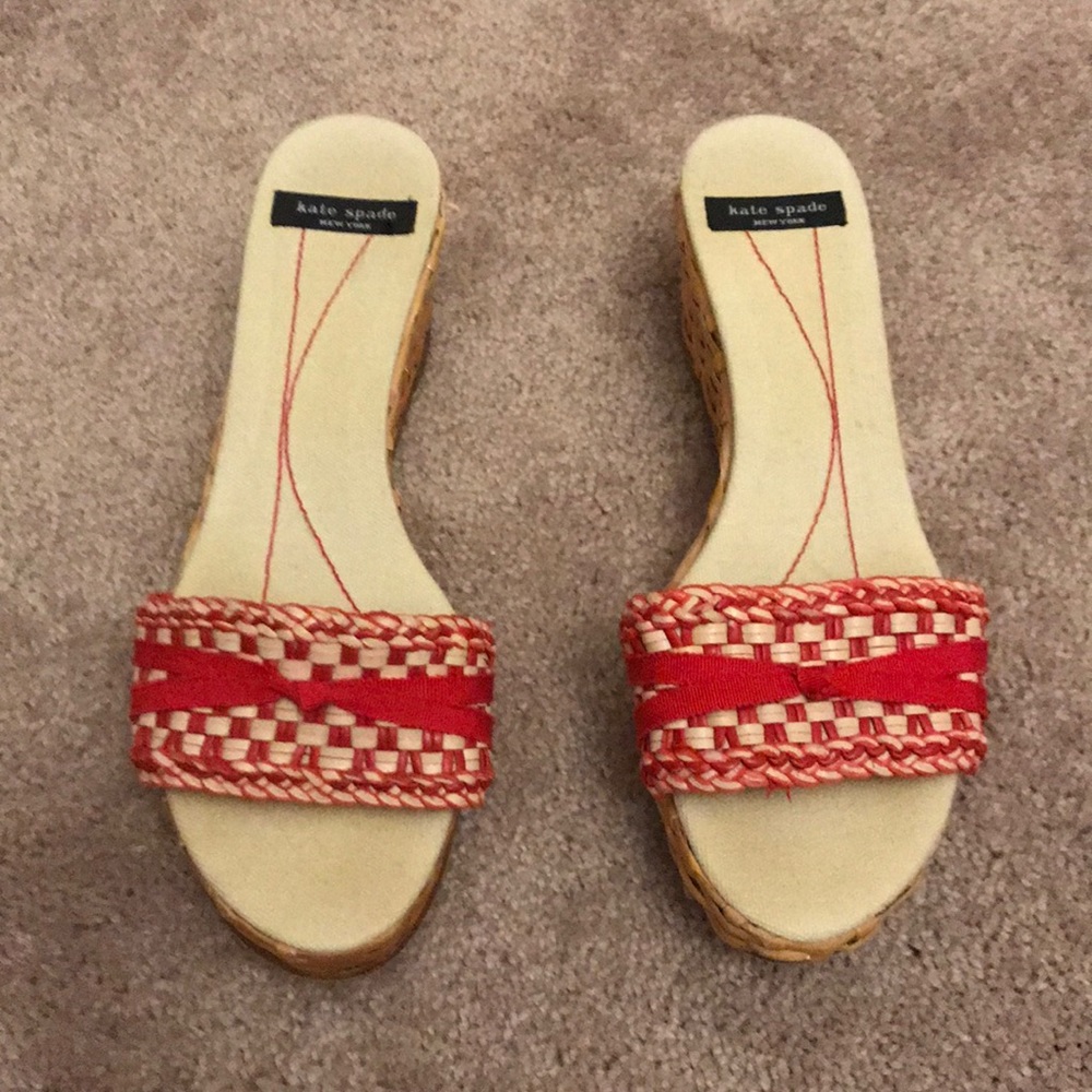 Kate Spade wedge sandals